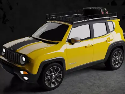 Jeep Renegade 3D model