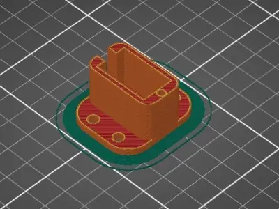SG90-servo case 3D print model