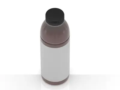 Plastic Tran Bottle Generic 3D model