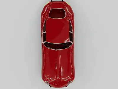 Jaguar E-Type 1061 3D model