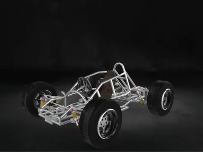 Go kart 3D print model