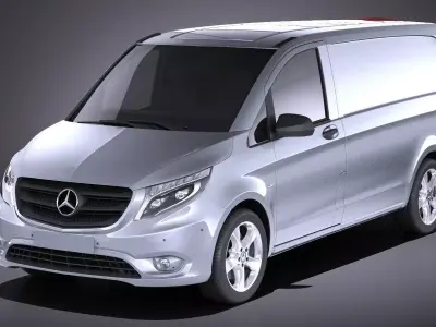 Mercedes-Benz Vito PanelVan 2017 VRAY 3D model