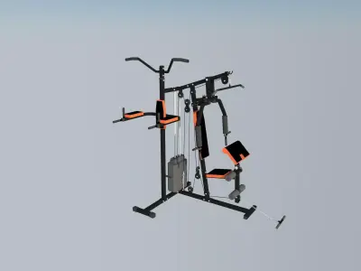 Home gym Free 3D model