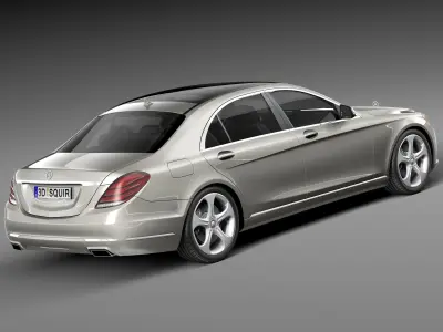 Mercedes-Benz S-class 2014 3D model