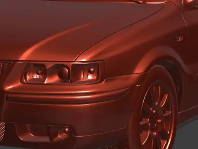 samand lx 2011 3D model