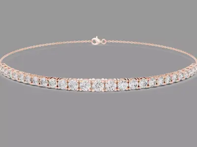 Diamond Bracelet  3D print model