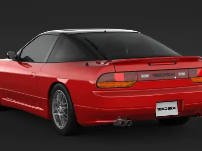 Nissan 180SX 3D model