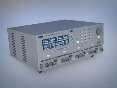 MX 100QP Bench Power Supply 3D model