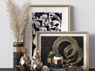 Decorative sets 019 3D model