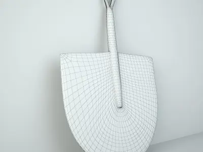 African Handwoven Fan 38 3D model