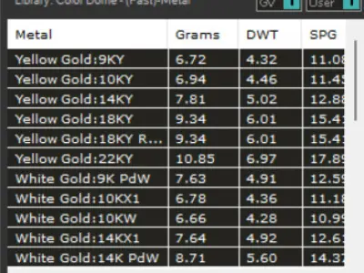 gold tie clip sj0008 3D print model