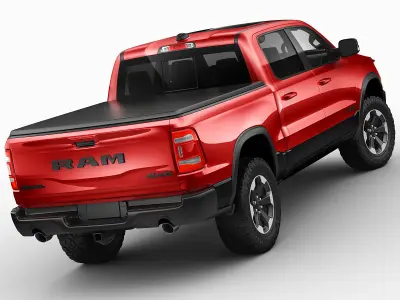Ram 1500 Rebel 2019 3D model