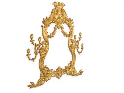 Classic decor ornament carved 65 3D model