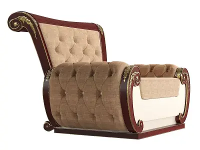 Classic armchair LC05-AM666 3D model