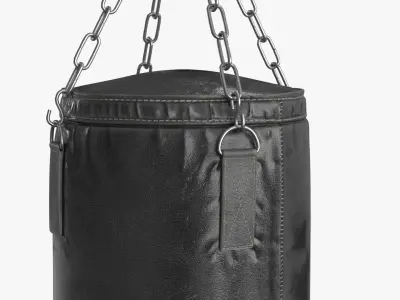 Boxing Punching Speed Bag v2 Low-poly 3D model