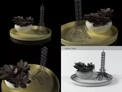 Love Paris 3D model