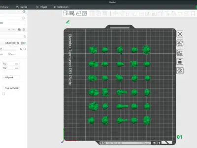 TwinD Lego  - Minifigure Hair pack 2 3D print model