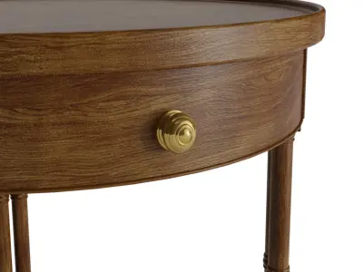 Tripod Side Table 3D model