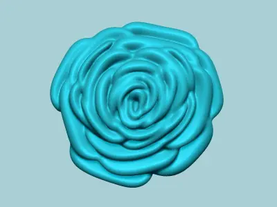 Flower Fill Rose Mold - Artificial EVA Molding 3D print model