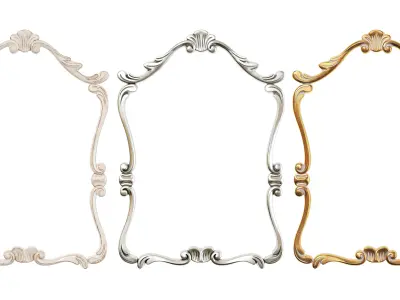 Classic frame 01 3D model purchase
