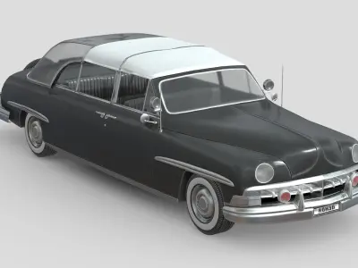 Lincoln Cosmopolitan Limousine Low-poly 3D model