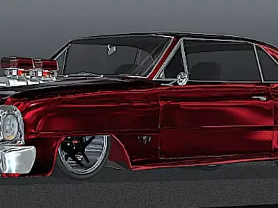 66 Nova Pro Street - High Poly 3D model