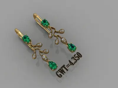 FASION EARING 3D model purchase