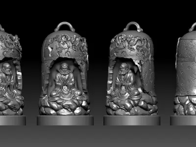Bodhidharma  3D print model