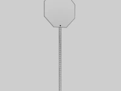 Stop Sign 3D model