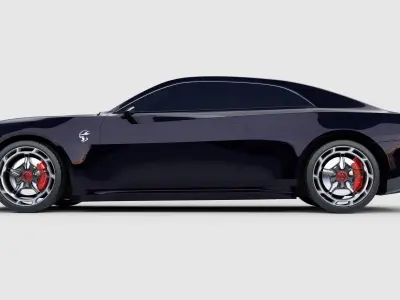 Dodge Charger Daytona SRT - EV 2024 3D model