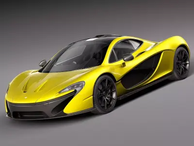Mclaren P1 2015 3D model