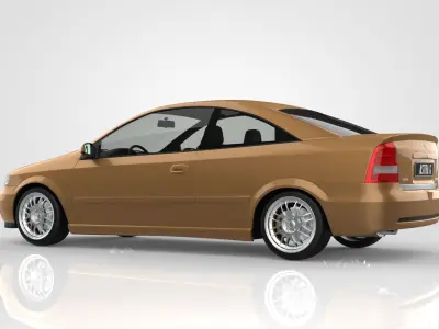 Opel Astra G Coupe Bertone 3D model