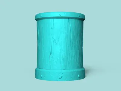 Vase 03 with Plate - Simple Plant Pot - Home Decor 3D print model