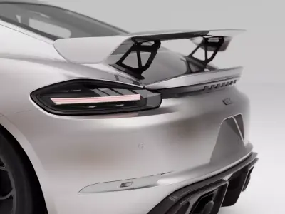 porsche cayman gt4 Low-poly 3D model