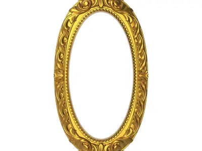 carved frame 3D model 27