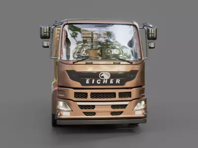 Eicher pro 6035 Rigged 3D model