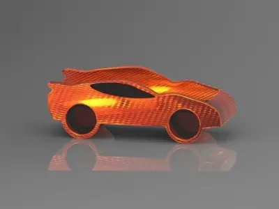 soap box derby car soap box derby soap box car kit soap Low-poly 3D model