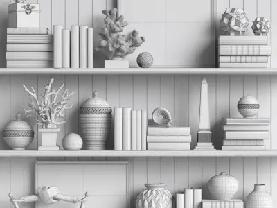 Decor Set 17 3D model purchase