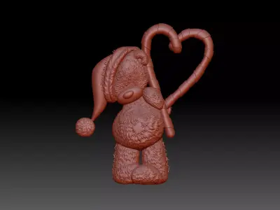 Dear teddy bear 3D print model