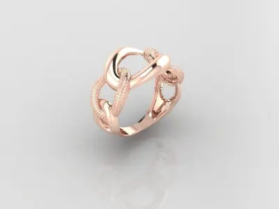 Women Ring Fancy Ring Plain light weight STL 3DM Printable 3D print model