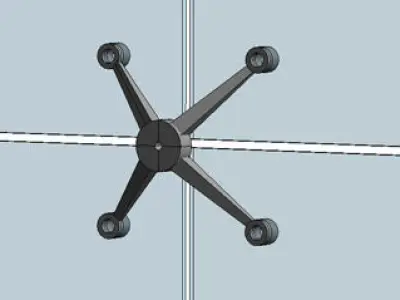 Revit spider systems 3D model