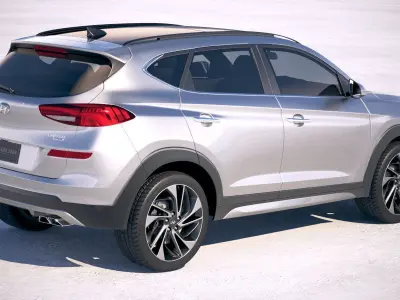 Hyundai Tucson 2018 3D model