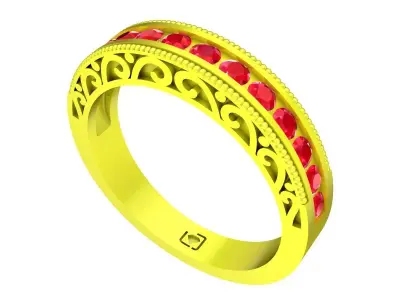 6316 luxury hongkong diamond women ring  3D print model