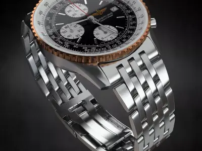 Breitling SA Metall watch 3D model