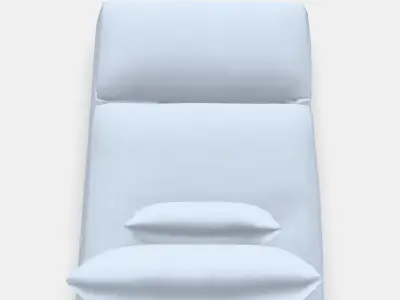 SODERHAMN Lounge chair 5 Low-poly 3D model