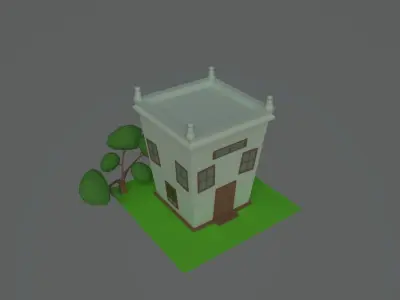 Home Fantasy Free low-poly 3D model