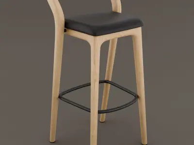 Bar and Counter Stools Collection 3D model