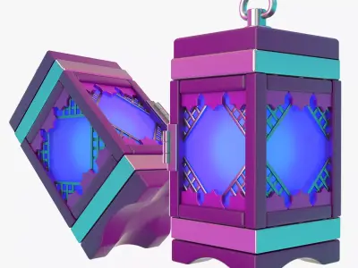 Metal Lantern  3D model