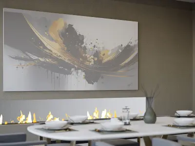 Corona - C4D Scene files - Modern Kitchen Interior 3D model