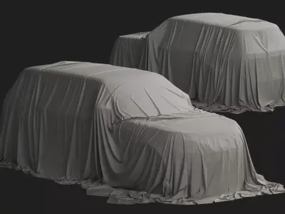 Ordinary Car Cover 07 3D model